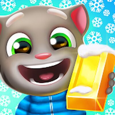 Скачать взломанную Говорящий Том: бег за золотом [Много монет] MOD apk на Андроид