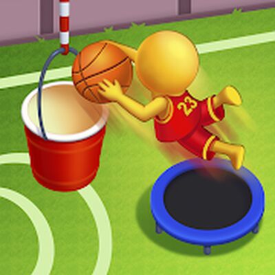 Скачать взломанную Jump Dunk 3D [Бесплатные покупки] MOD apk на Андроид