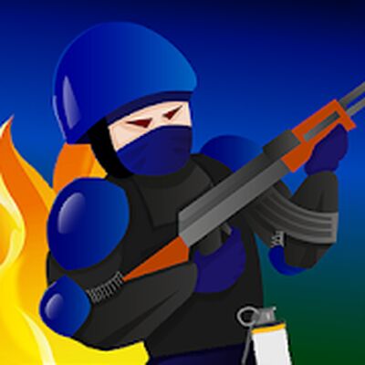 Скачать взломанную 2D Strike [Много монет] MOD apk на Андроид