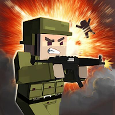 Скачать взломанную Block Gun: FPS PvP War - Online Gun Shooting Games [Бесплатные покупки] MOD apk на Андроид