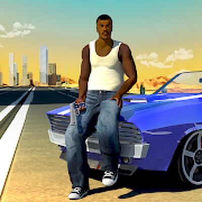 Скачать взломанную San Andreas Auto Gang Wars: Grand Real Theft Fight [Мод меню] MOD apk на Андроид
