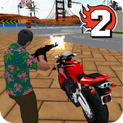 Скачать взломанную Vegas Crime Simulator 2 [Бесплатные покупки] MOD apk на Андроид