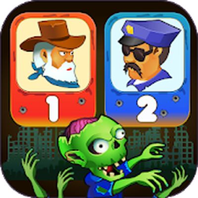 Скачать взломанную Two guys & Zombies (игра на двоих) [Много монет] MOD apk на Андроид