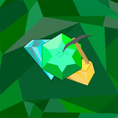 Скачать взломанную Гемы майнер - оффлайн кликер [Много монет] MOD apk на Андроид