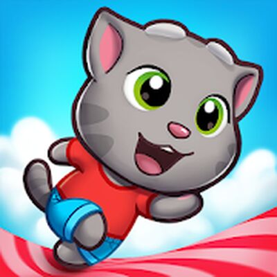 Скачать взломанную Говорящий Том: за конфетами! [Много монет] MOD apk на Андроид