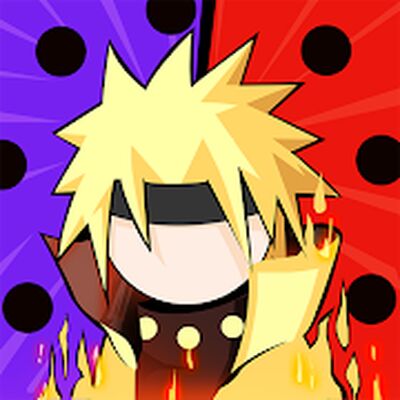 Скачать взломанную Stickman Ninja Fight - Shinobi Epic Battle [Много монет] MOD apk на Андроид