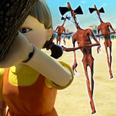 Скачать взломанную Игра в кальмара Сиренеголовый [Мод меню] MOD apk на Андроид