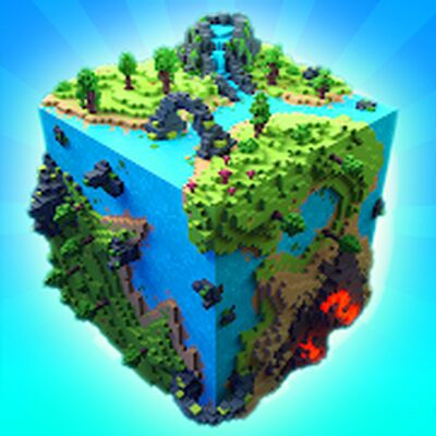 Скачать взломанную Планет Крафт: Майн Блок Крафт [Мод меню] MOD apk на Андроид