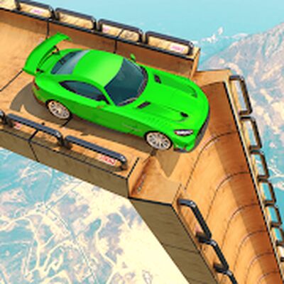 Скачать взломанную Superhero Mega Ramp Car Stunt [Бесплатные покупки] MOD apk на Андроид