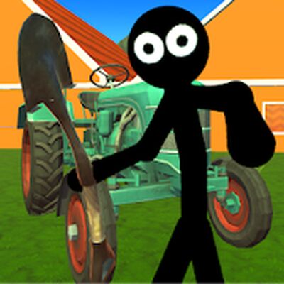 Скачать взломанную Stickman Neighbor. Scary Secret [Мод меню] MOD apk на Андроид