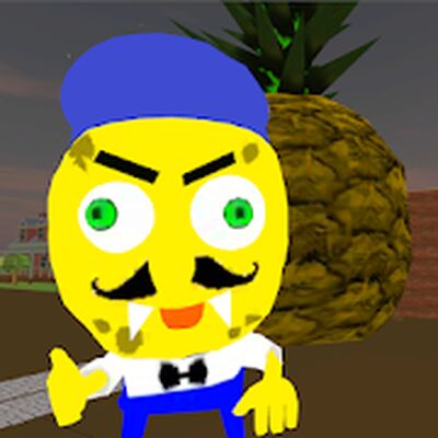 Скачать взломанную Neighbor Sponge. Scary Secret 3D [Много денег] MOD apk на Андроид