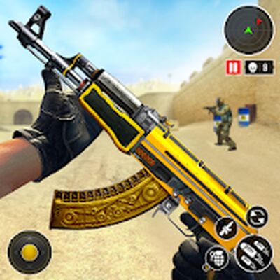 Скачать взломанную Anti Terrorist Shooting Games [Много монет] MOD apk на Андроид