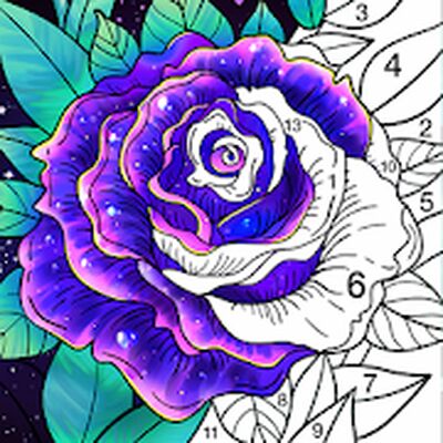 Скачать взломанную Coloring Book - Color by Number & Paint by Number [Мод меню] MOD apk на Андроид