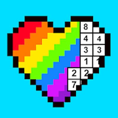 Скачать взломанную РАДУЖНАЯ раскраска по номерам [Мод меню] MOD apk на Андроид