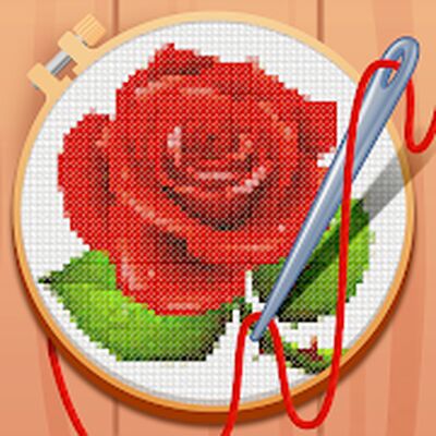 Скачать взломанную Cross-Stitch: Coloring Book [Бесплатные покупки] MOD apk на Андроид