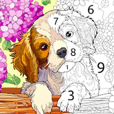 Скачать взломанную Happy Canvas: Paint by number [Бесплатные покупки] MOD apk на Андроид