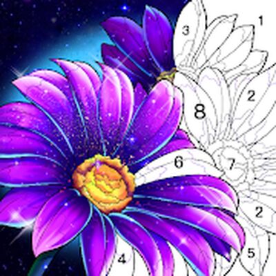 Скачать взломанную Calm Color - Color By Number [Много денег] MOD apk на Андроид