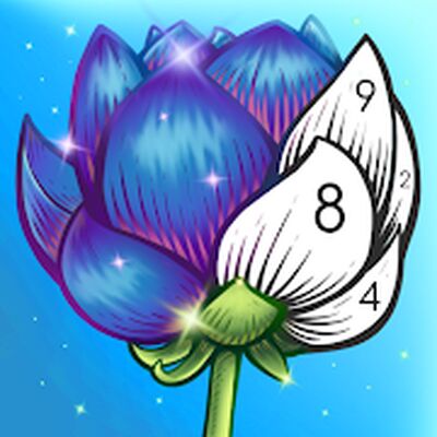 Скачать взломанную Раскраски свайпом по номерам [Много монет] MOD apk на Андроид