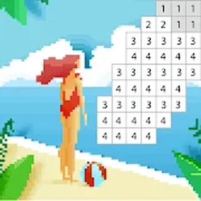 Скачать взломанную Pixel ColorFil: цвет по номеру [Мод меню] MOD apk на Андроид