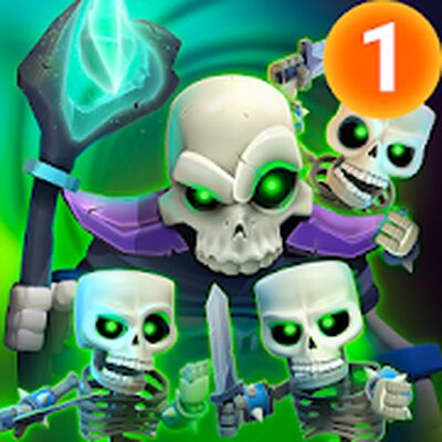 Скачать взломанную Clash of Wizards [Бесплатные покупки] MOD apk на Андроид