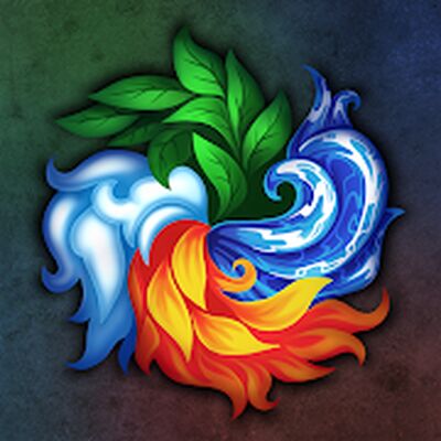 Скачать взломанную Повелители Стихий－фэнтези ККИ [Много денег] MOD apk на Андроид