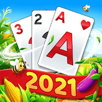 Скачать взломанную Farm Journey - пасьянс Tripeaks [Много монет] MOD apk на Андроид