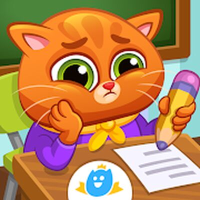 Скачать взломанную Bubbu School (котик бубу) [Много денег] MOD apk на Андроид