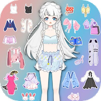 Скачать взломанную Vlinder Princess Dress up game [Много монет] MOD apk на Андроид