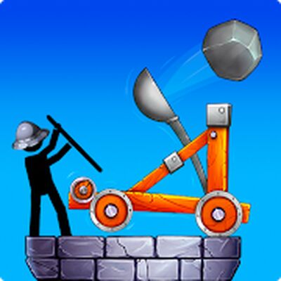 Скачать взломанную Катапульта 2: Стикмен игры [Много монет] MOD apk на Андроид