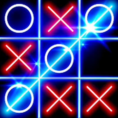 Скачать взломанную Сияющие крестики-нолики [Мод меню] MOD apk на Андроид