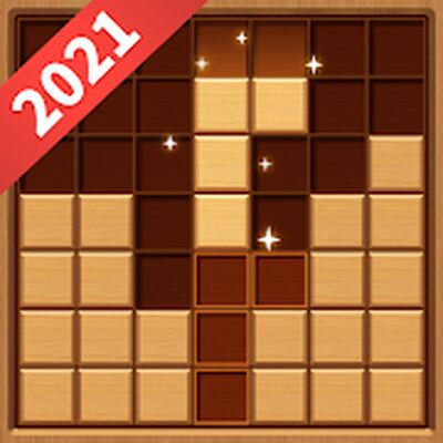 Скачать взломанную Вуди Блок-Бесконечная игра [Много монет] MOD apk на Андроид