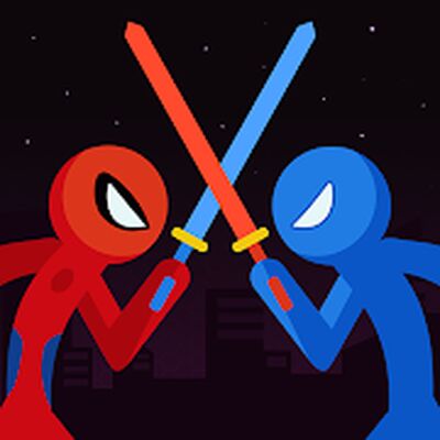 Скачать взломанную Stickman Fighting - Stickman Supreme Warriors [Много монет] MOD apk на Андроид