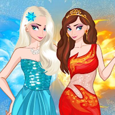 Скачать взломанную Холодная принцесса - одевалка [Много денег] MOD apk на Андроид