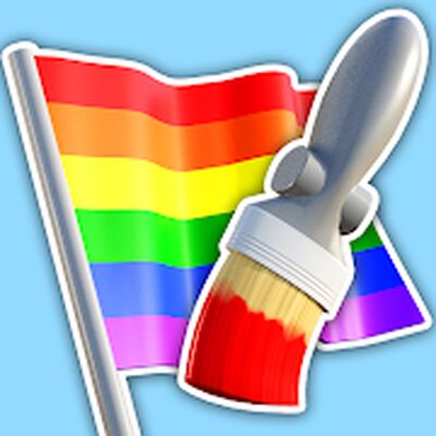 Скачать взломанную Flag Painters [Много денег] MOD apk на Андроид