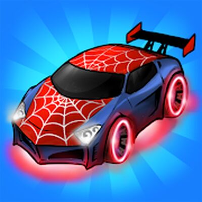 Скачать взломанную Merge Neon Car: Idle Car Merge [Много денег] MOD apk на Андроид