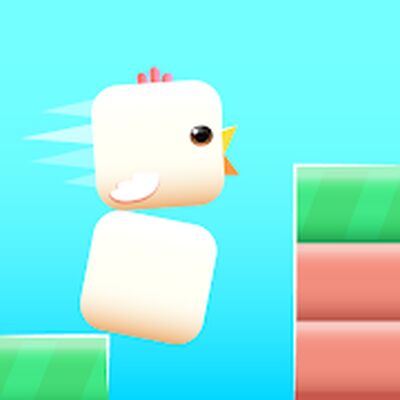 Скачать взломанную Square Bird [Много монет] MOD apk на Андроид
