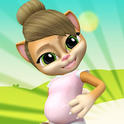 Скачать взломанную Беременная Кошка Эмма [Много монет] MOD apk на Андроид