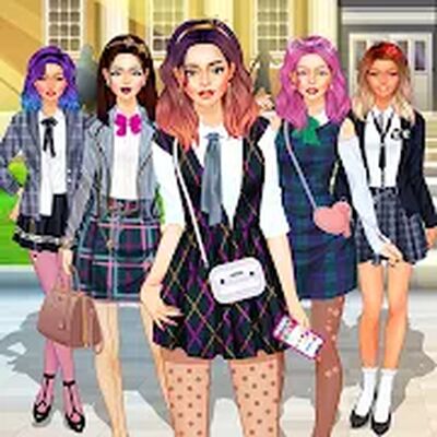 Скачать взломанную Подружки в Колледже - Одевалки [Мод меню] MOD apk на Андроид