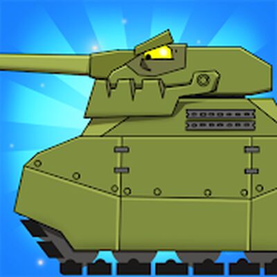 Скачать взломанную Merge Tanks 2: KV-44 Tank War [Бесплатные покупки] MOD apk на Андроид