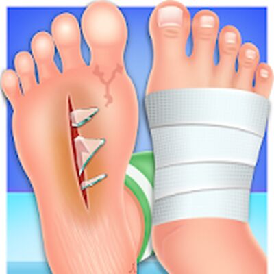 Скачать взломанную Médico de unhas e pés [Мод меню] MOD apk на Андроид