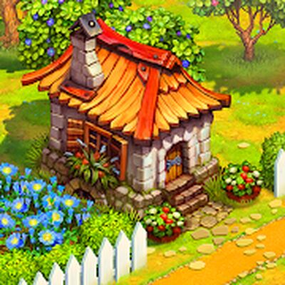 Скачать взломанную Charm Farm - Лесная Деревня и Волшебная Ферма [Бесплатные покупки] MOD apk на Андроид