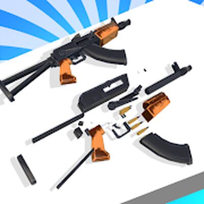 Скачать взломанную Gun Run 3D [Много монет] MOD apk на Андроид