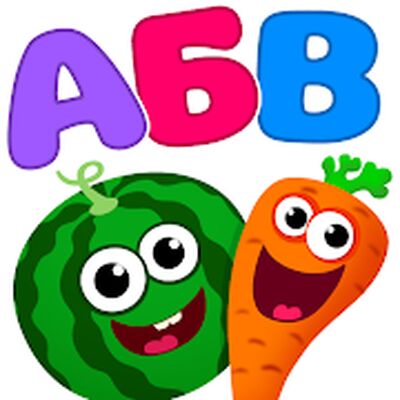 Скачать взломанную Смешная еда Учим буквы