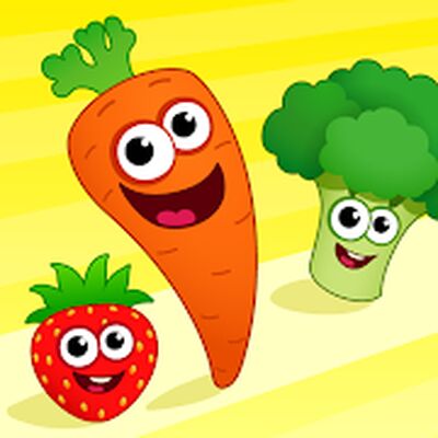 Скачать взломанную Смешная Еда! Детские Развивающие Игры для Детей 3 [Бесплатные покупки] MOD apk на Андроид