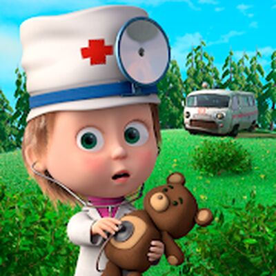 Скачать взломанную Маша и Медведь: Игрушечный доктор [Мод меню] MOD apk на Андроид