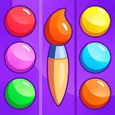 Скачать взломанную Цвета для детей - Обучающие игры и раскраски 3 4 5 [Бесплатные покупки] MOD apk на Андроид