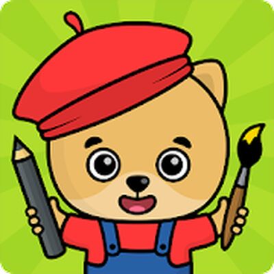 Скачать взломанную Детские раскраски для малышей [Мод меню] MOD apk на Андроид