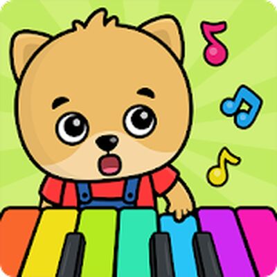 Скачать взломанную Детское пианино для малышей [Мод меню] MOD apk на Андроид