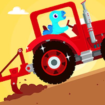 Скачать взломанную Дино-ферма: Игра для детей [Бесплатные покупки] MOD apk на Андроид