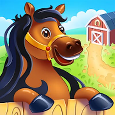 Скачать взломанную Любимая ферма - детские игры для малышей. [Мод меню] MOD apk на Андроид
